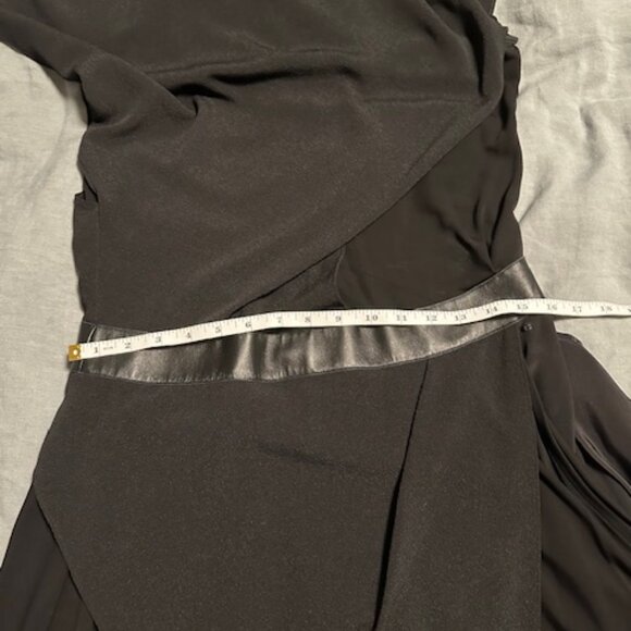 Vanessa Bruno Black Crepe Dress Sz 38 - Picture 7 of 8